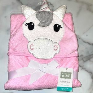 Cute infant Unicorn Hooded Towel